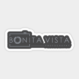 Bonita Vista Photography Logo Grey Sticker